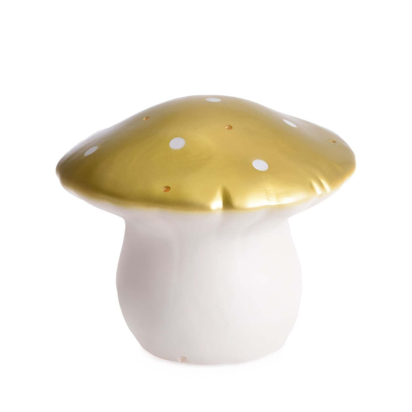 Mushroom Lamp in gold