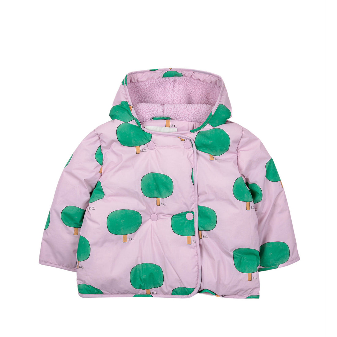 Anorak doublé pour bébé avec capuche