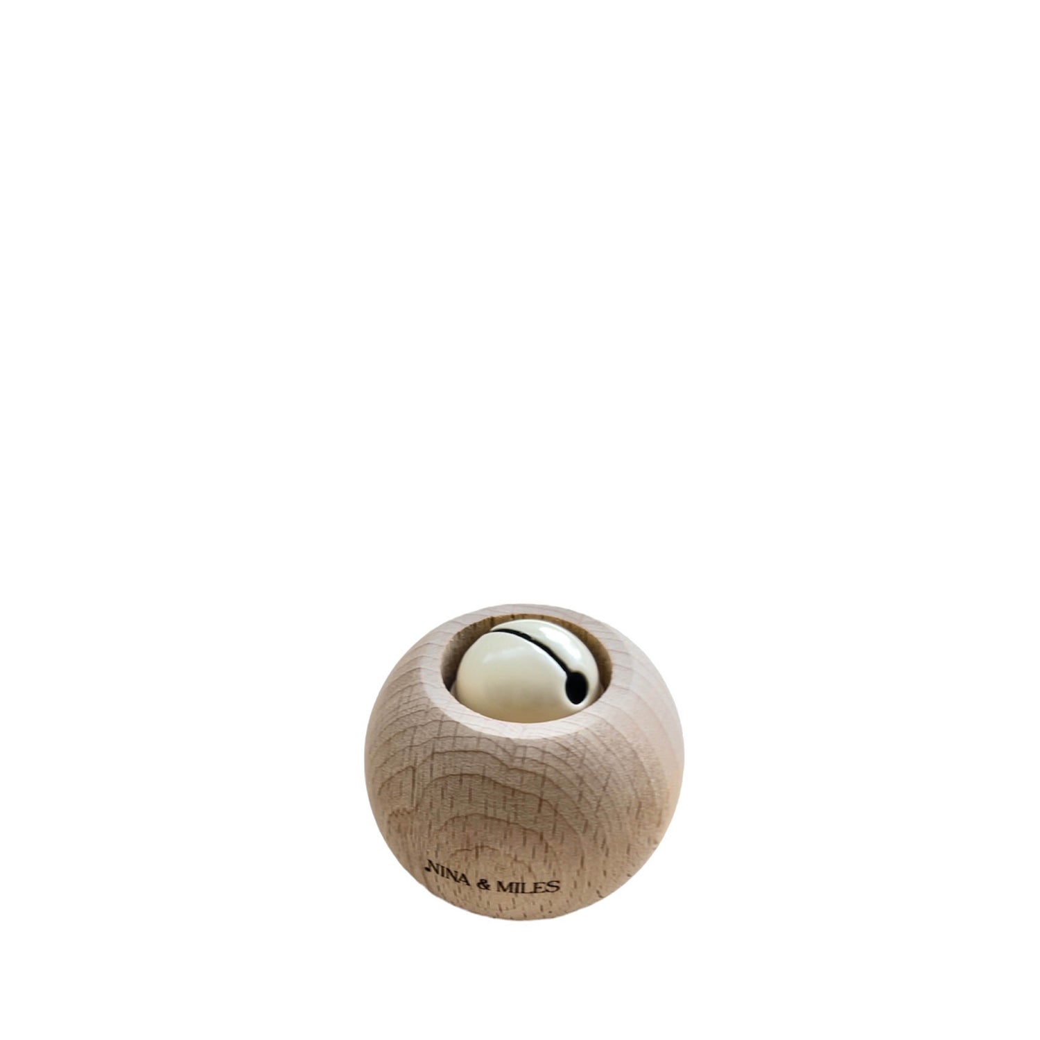 Jingla Baby Rattle according to Montessori in ivory