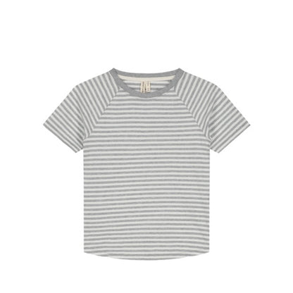 Short-sleeved T-Shirt in brownie/off white