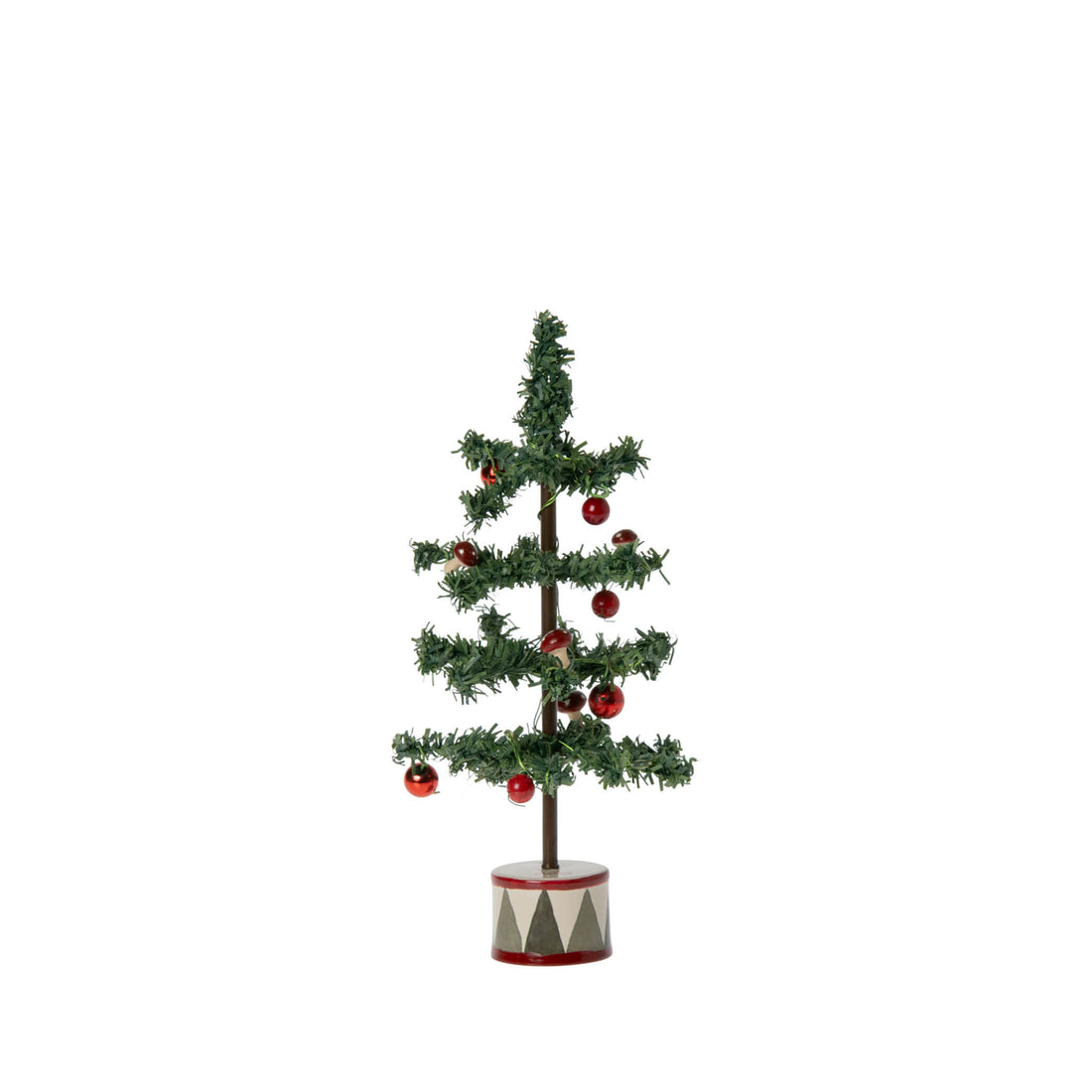 Mäuse Weihnachtsbaum mit Lichterkette