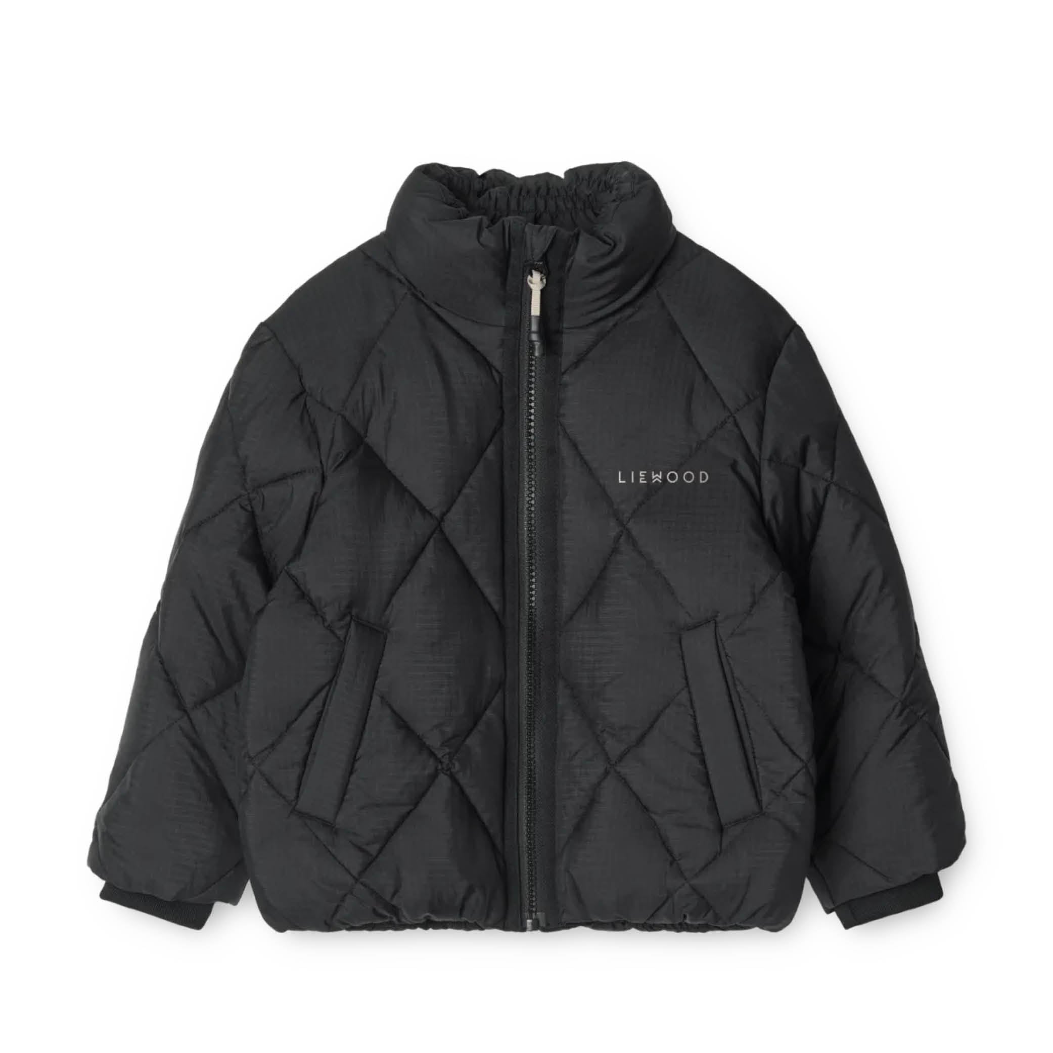 Benson Quilted Down Jacket in black