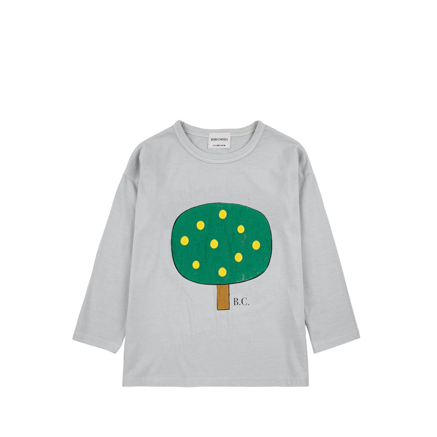 Long-sleeved T-Shirt with green Tree