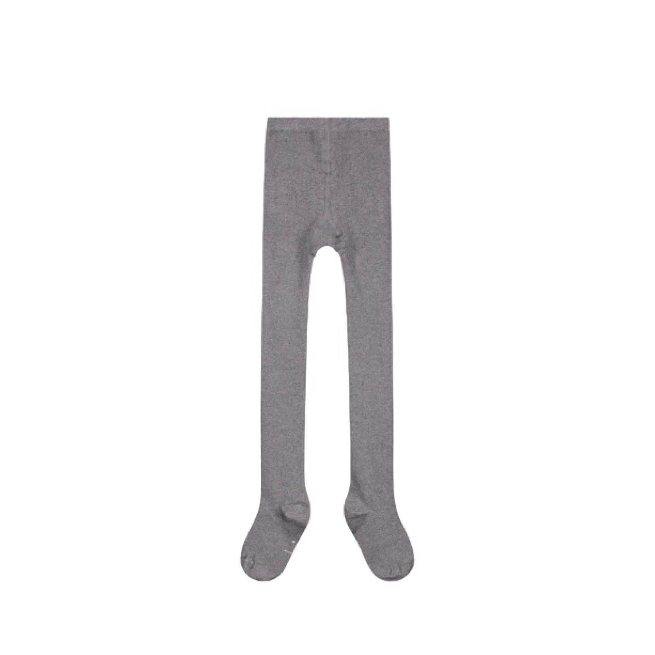 Gerippte Strumpfhose in grey melange