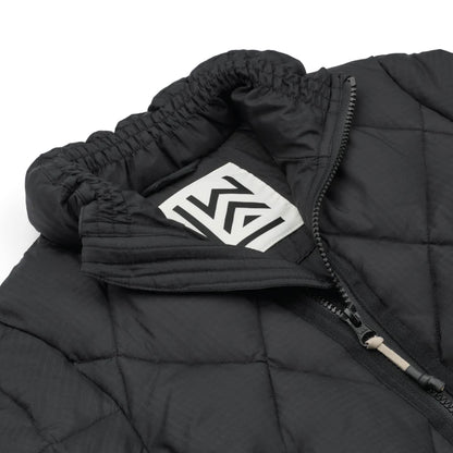 Benson Quilted Down Jacket in black