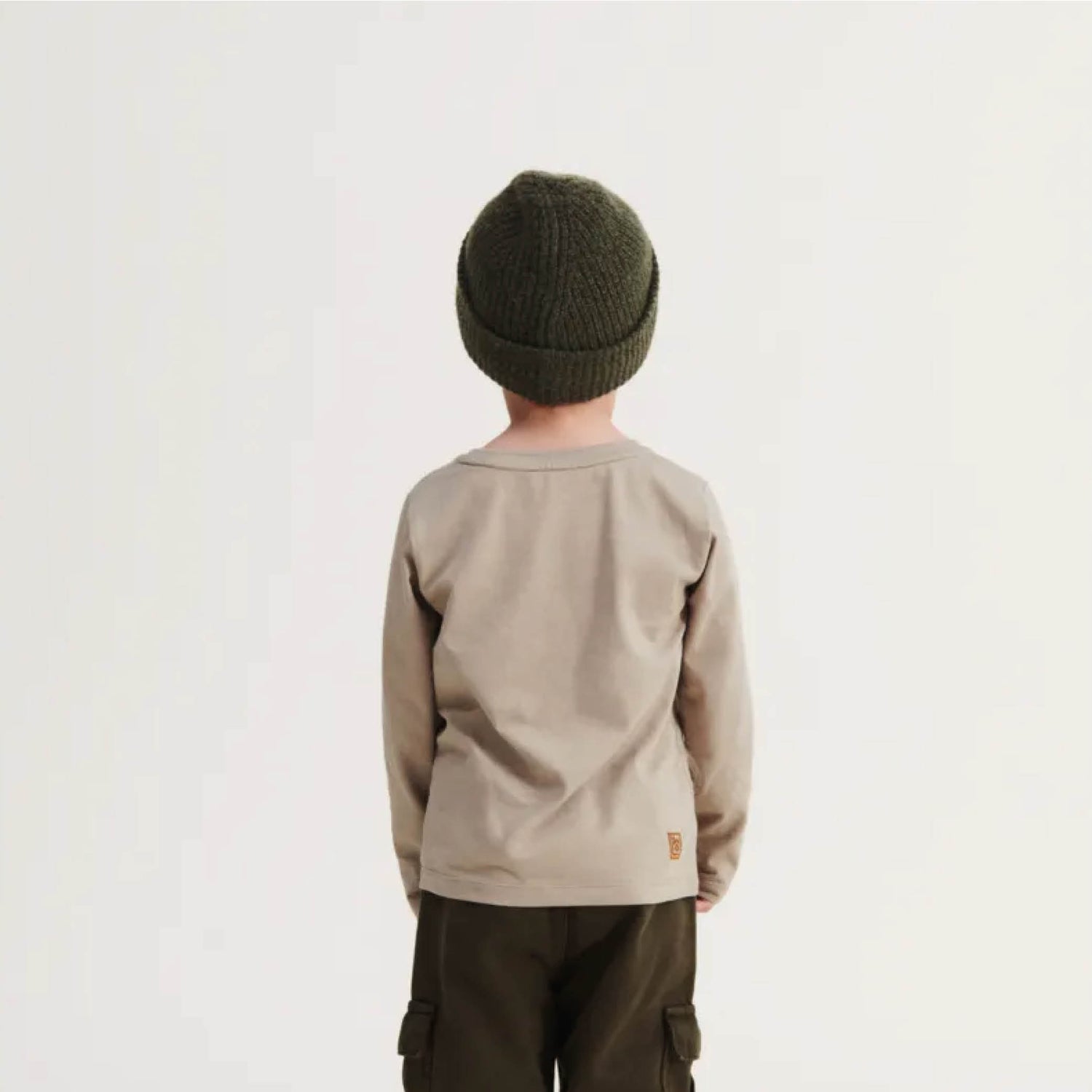 Emilio Beanie in army brown/dark army brown