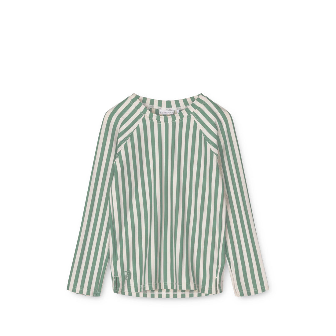 Schwimm T-Shirt Noah in peppermint/crisp white gestreift