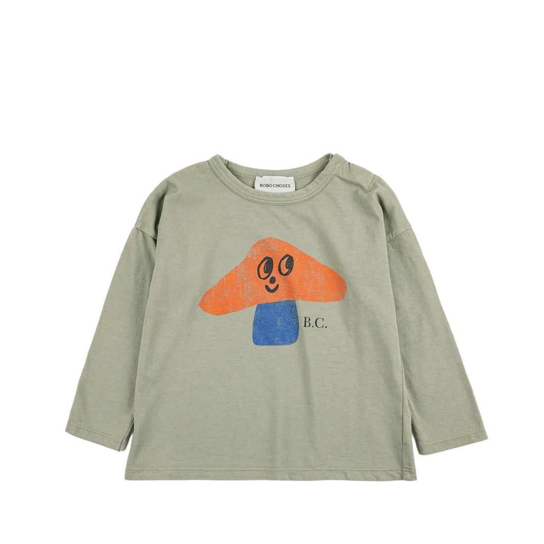 Long-sleeved Baby T-Shirt with Mr. Mushroom