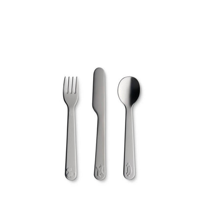 Set of 3, Nadine stainless steel Cutlery Set with vehicle motifs