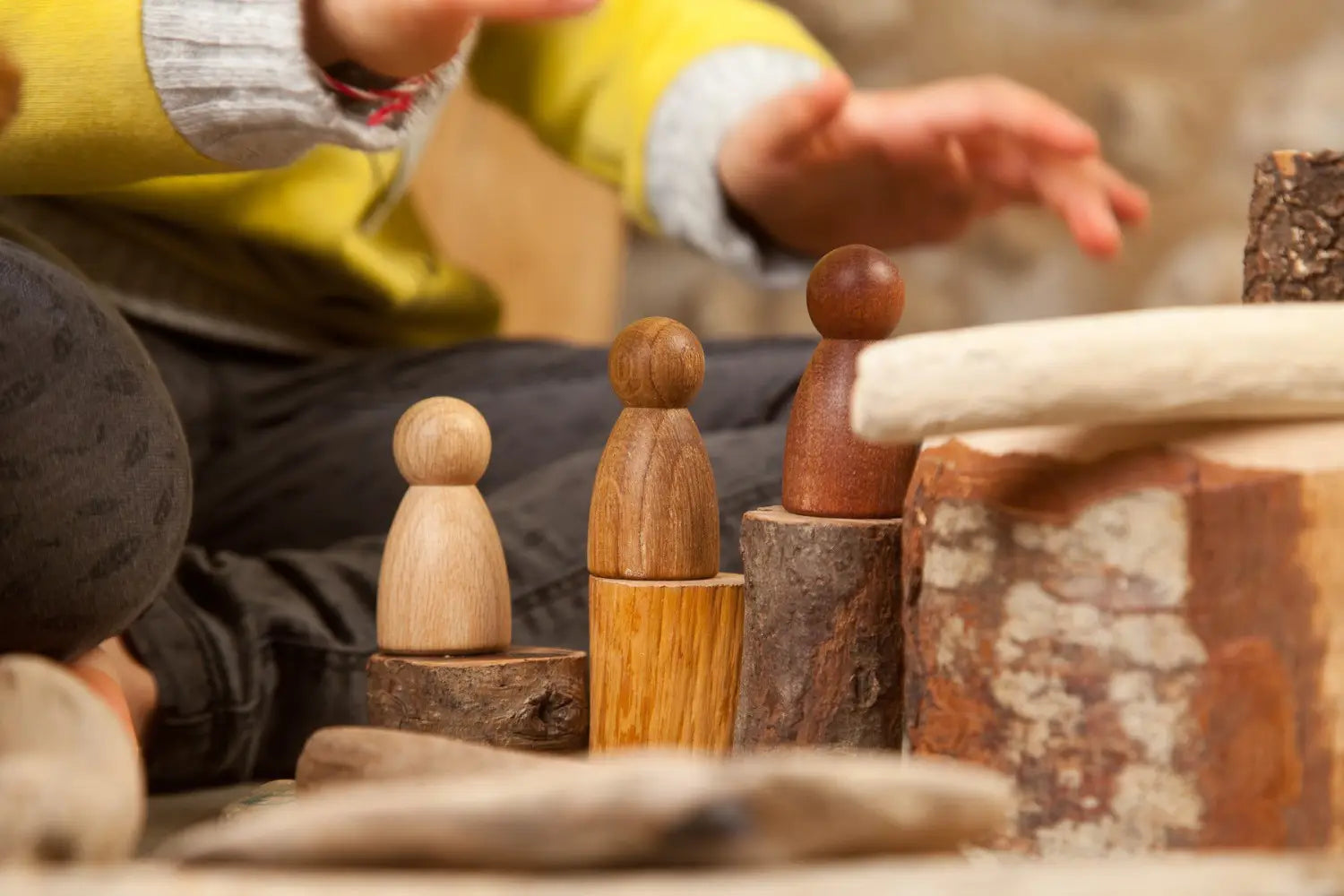 3 Nins, 3 Holz