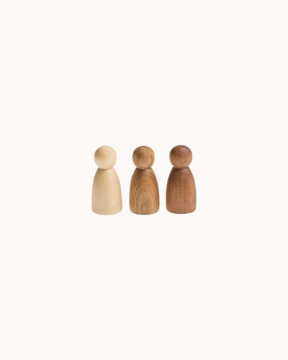 3 Nins, 3 Holz