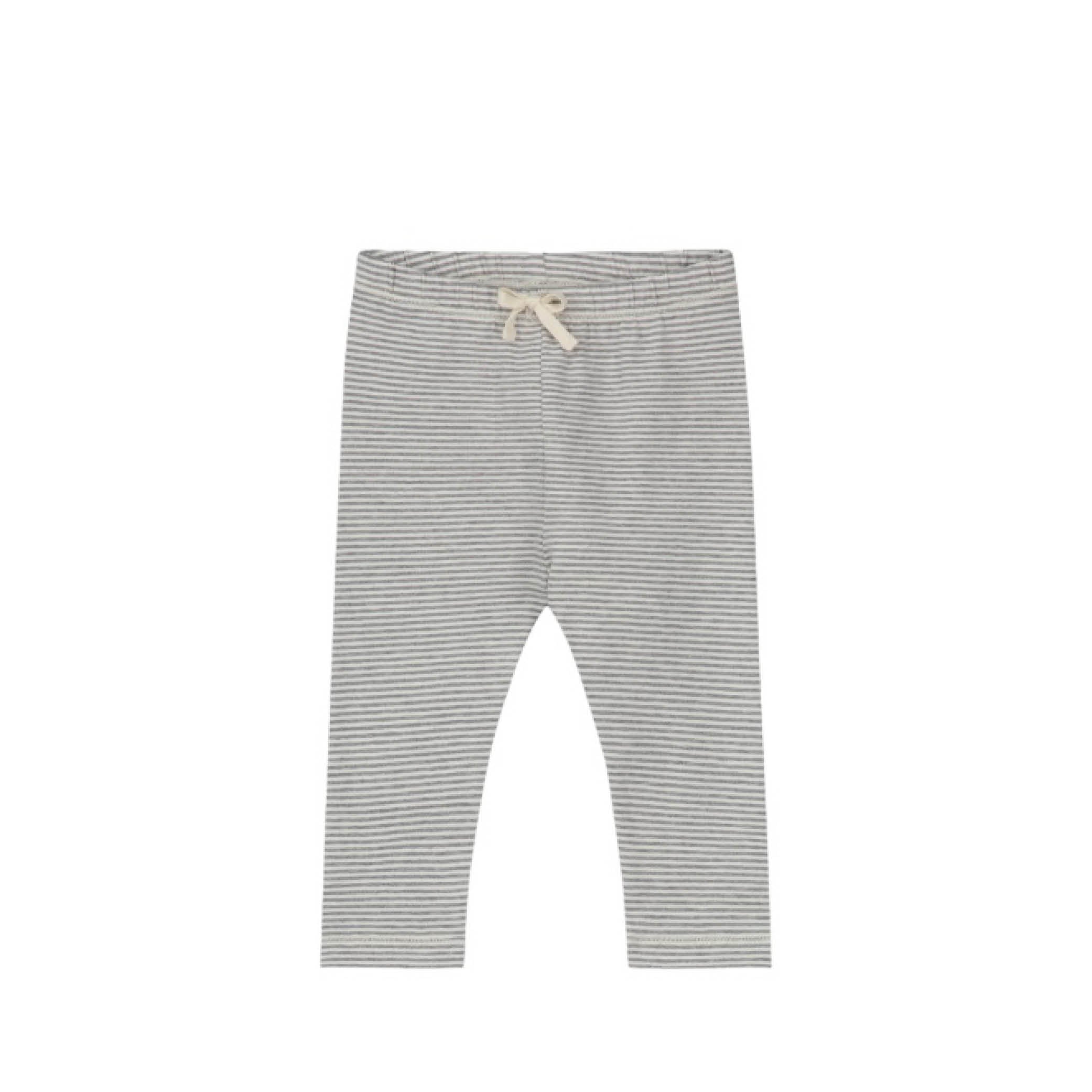 Baby Leggings in grey melange/cream