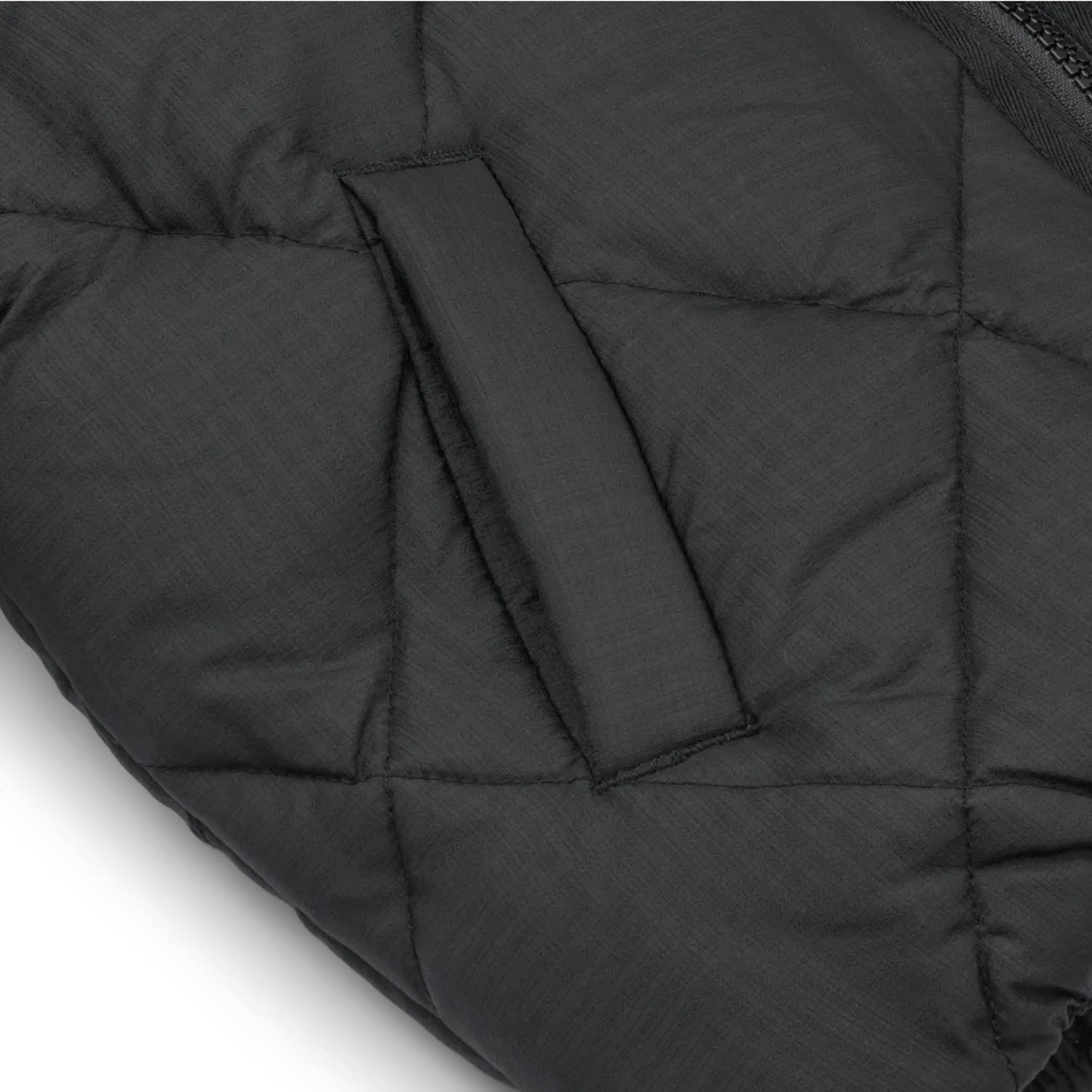 Benson Quilted Down Jacket in black