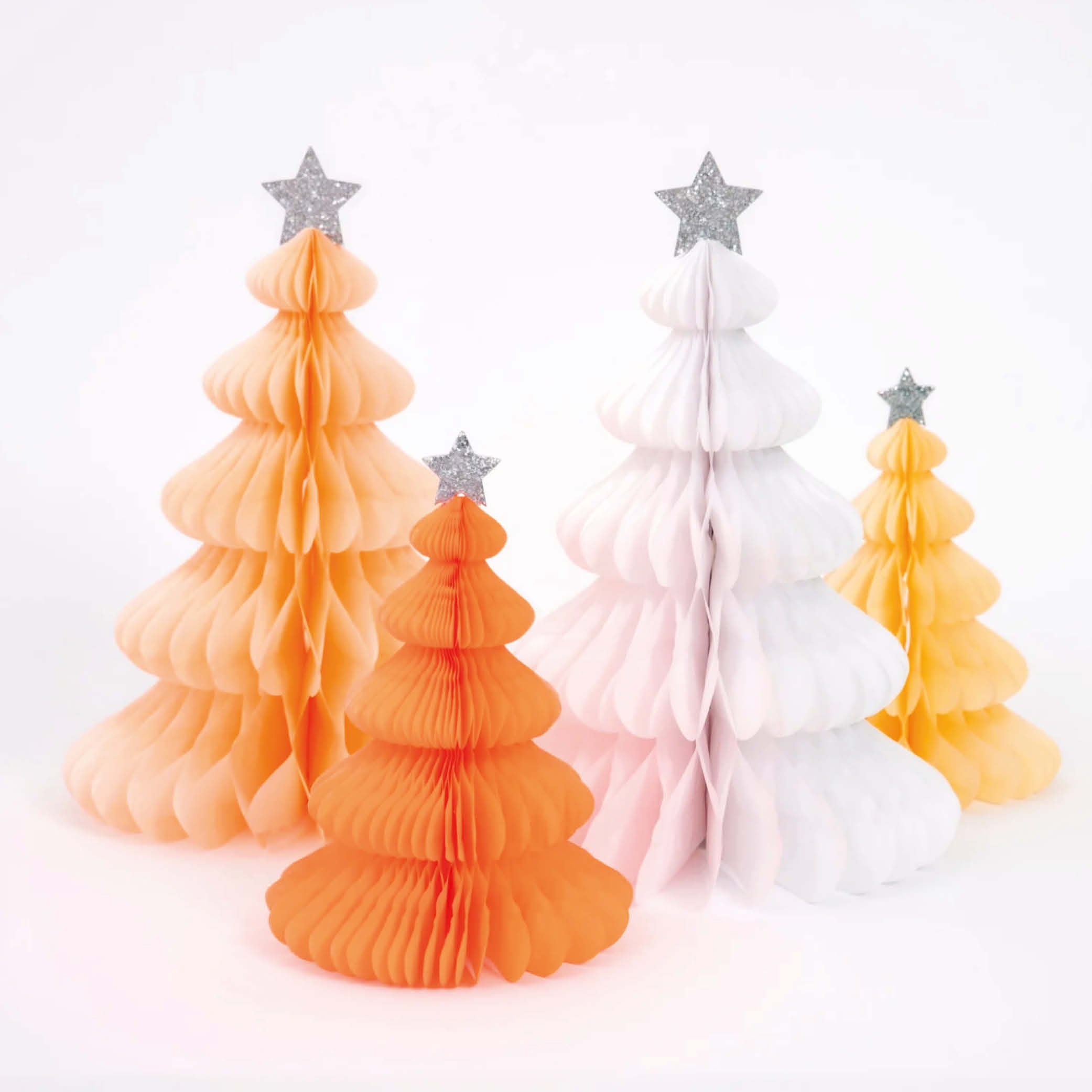 Honeycomb Rainbow Trees Decoration