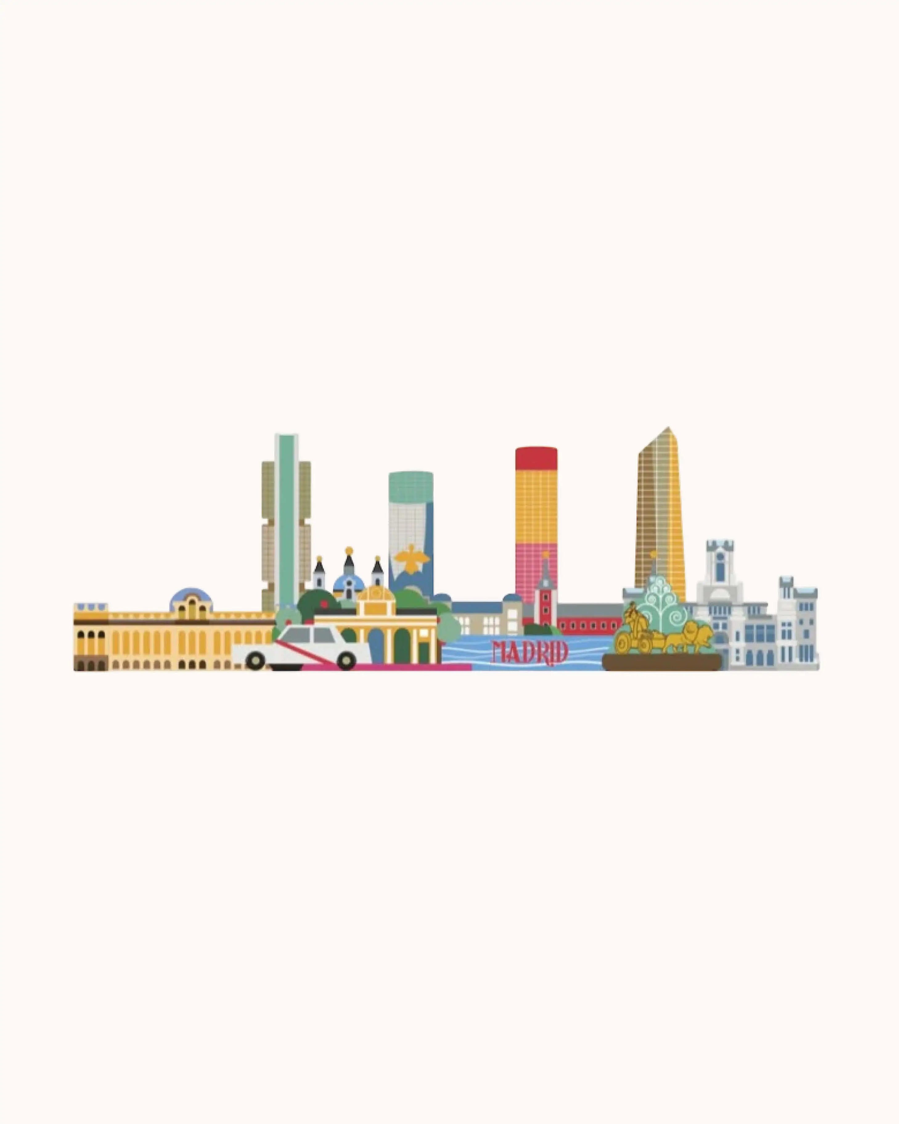 City of Madrid 3D-Puzzle