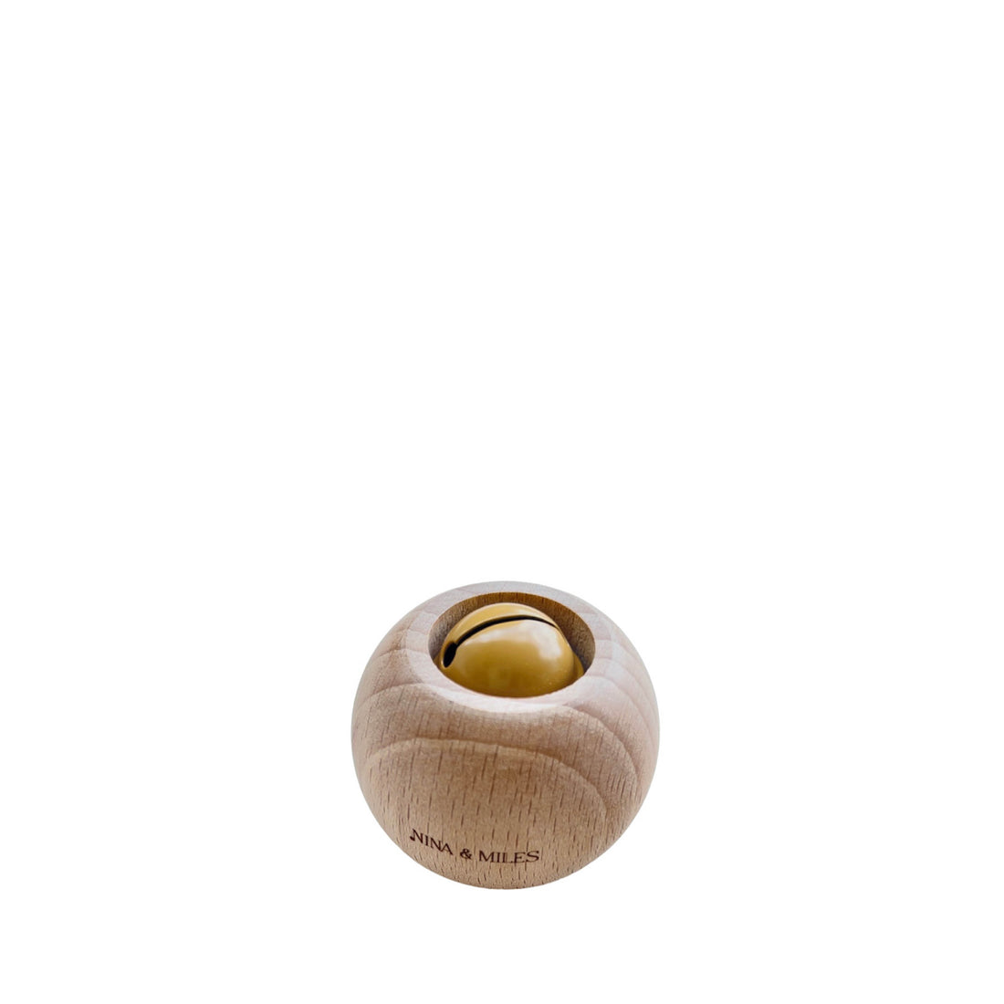 Jingla Baby Rattle according to Montessori in cinnamon