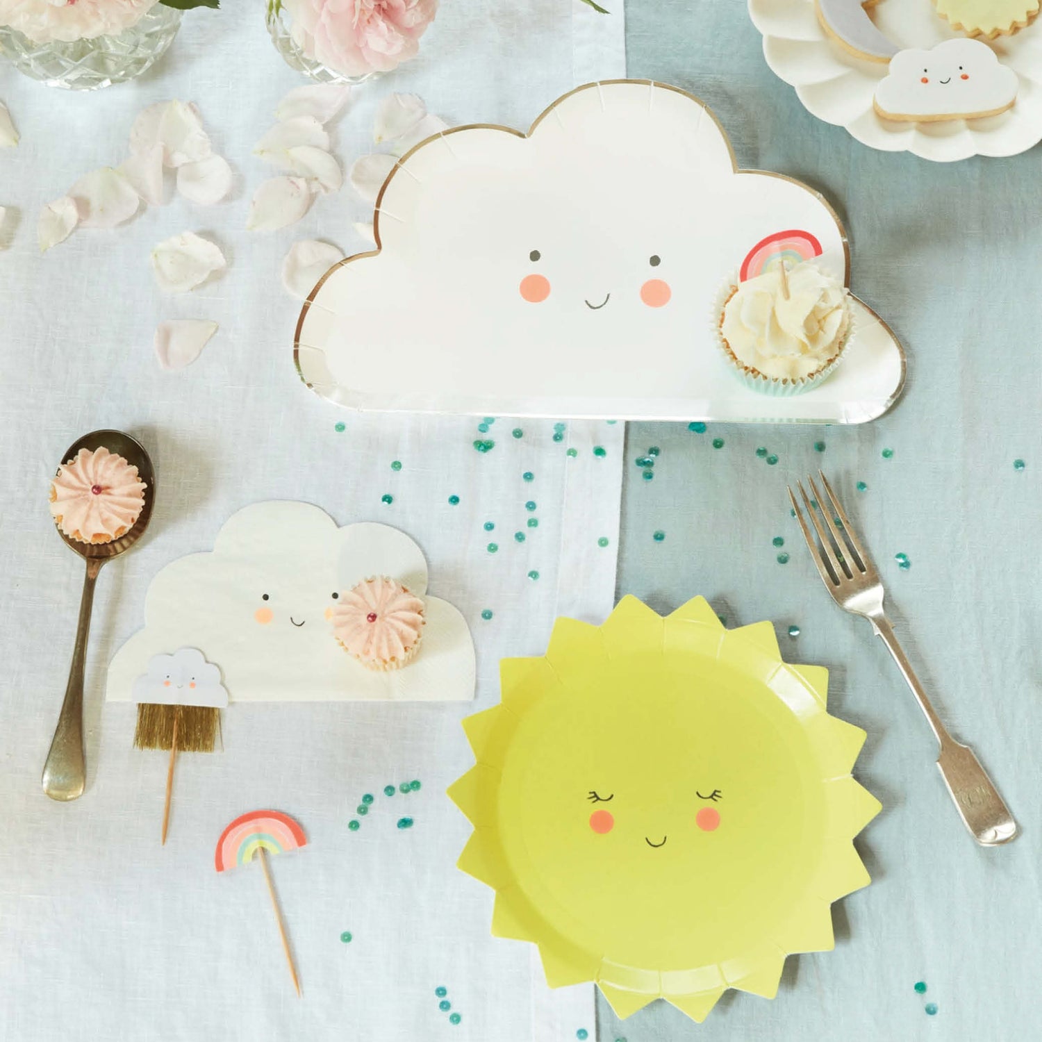 Set of 20, Happy Cloud Paper Napkins