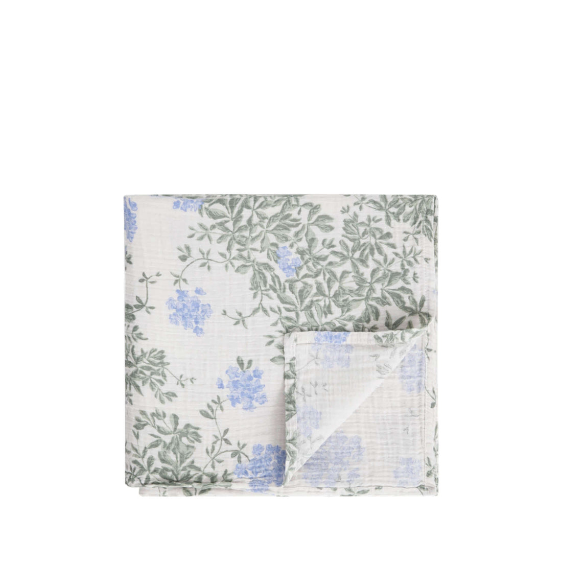 Muslin Swaddle Blanket in plumbago