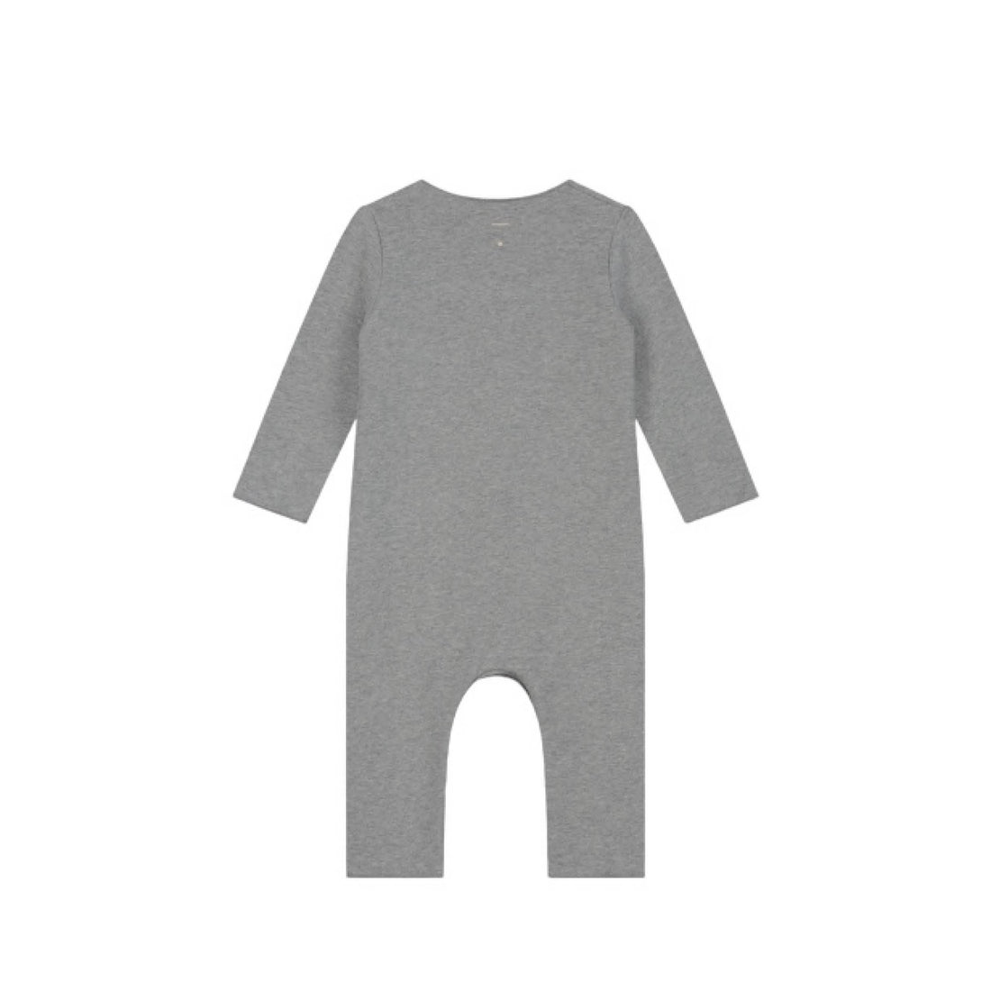 Baby Onesie with Snaps in grey melange