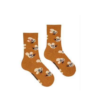 Lange Socken mit Mäusen