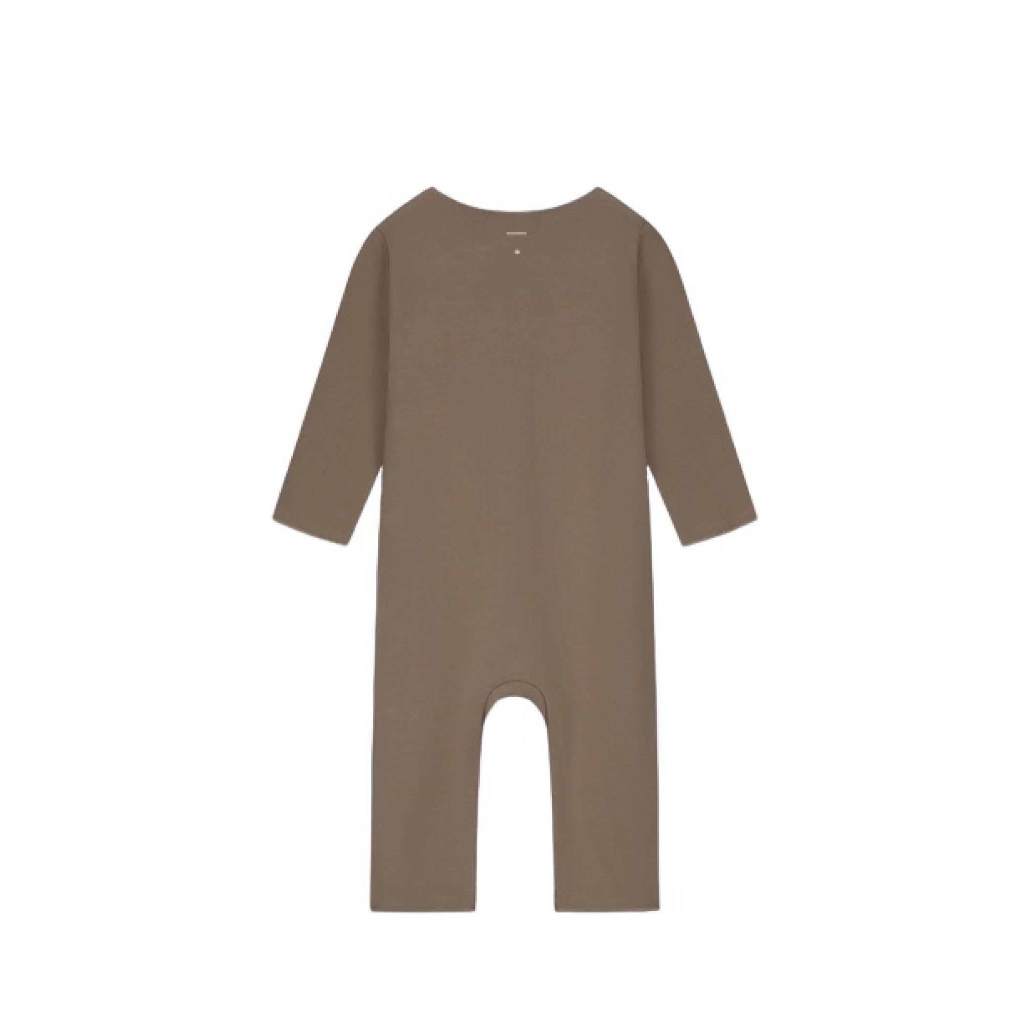 Baby Onesie with Snaps in brownie