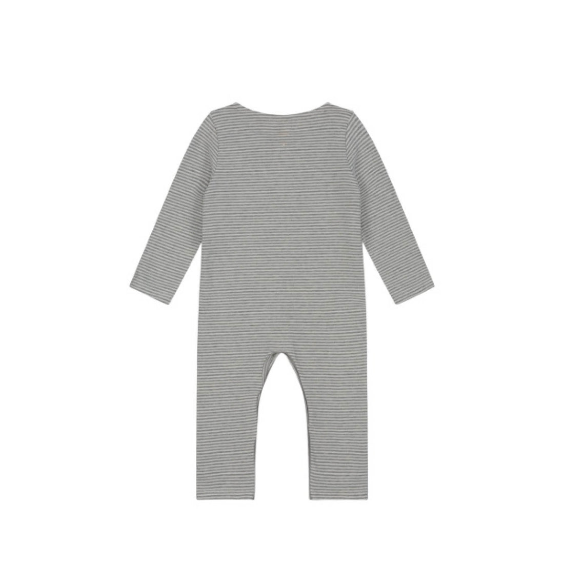 Combinaison bébé en mélange gris/crème