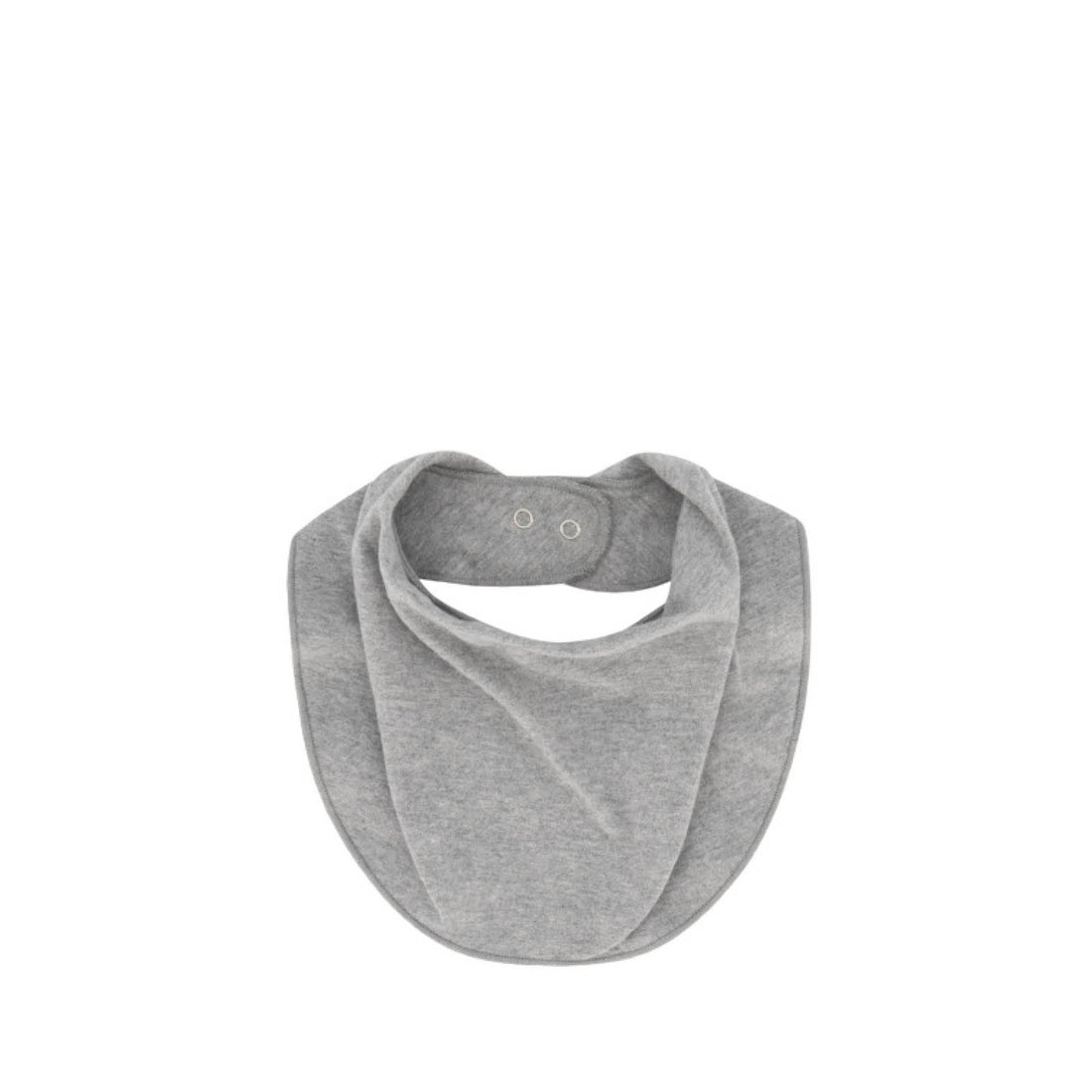 Baby Bib in grey melange