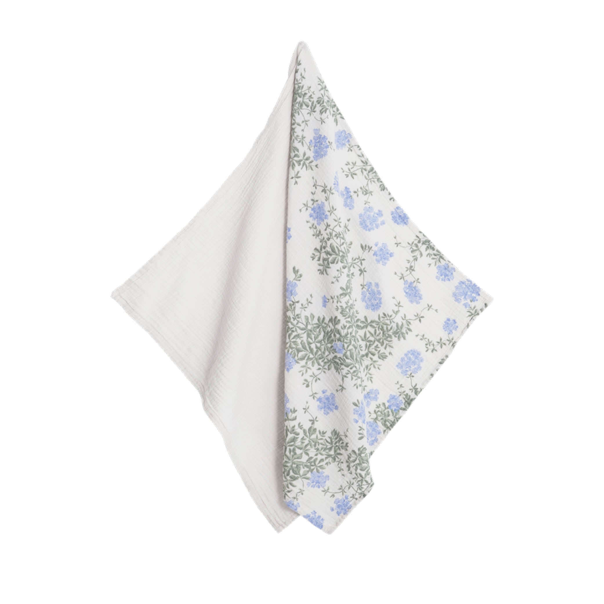 Set of 2, Muslin Swaddle in plumbago