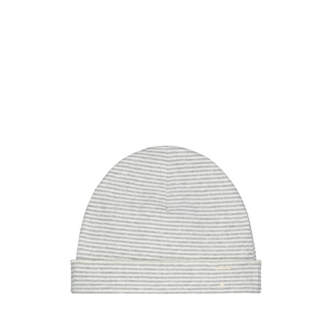 Bonnet pour bébé en mélange gris/crème