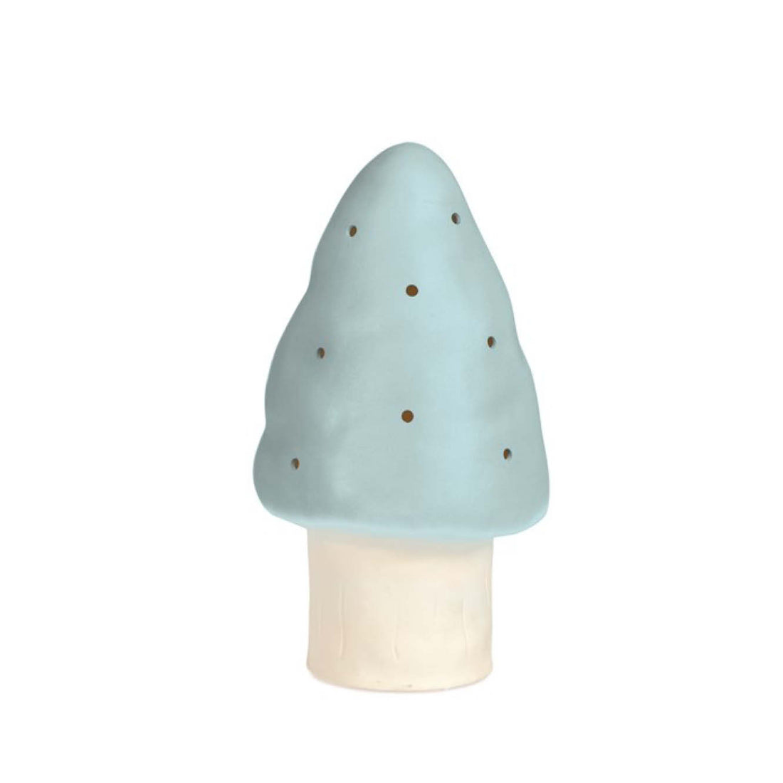 Small Mushroom Lamp in blue