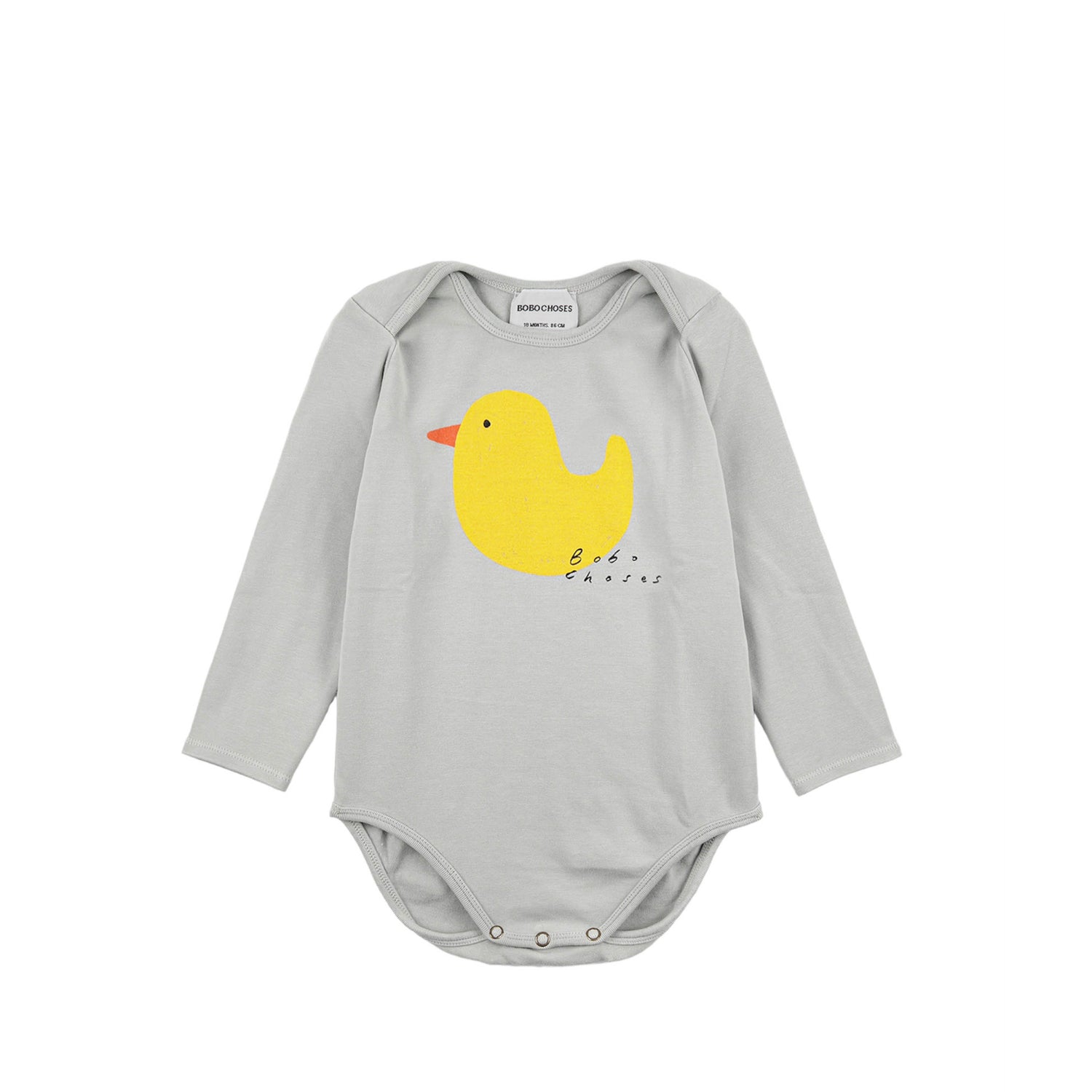 Long-sleeved Baby Body with Rubber Duck