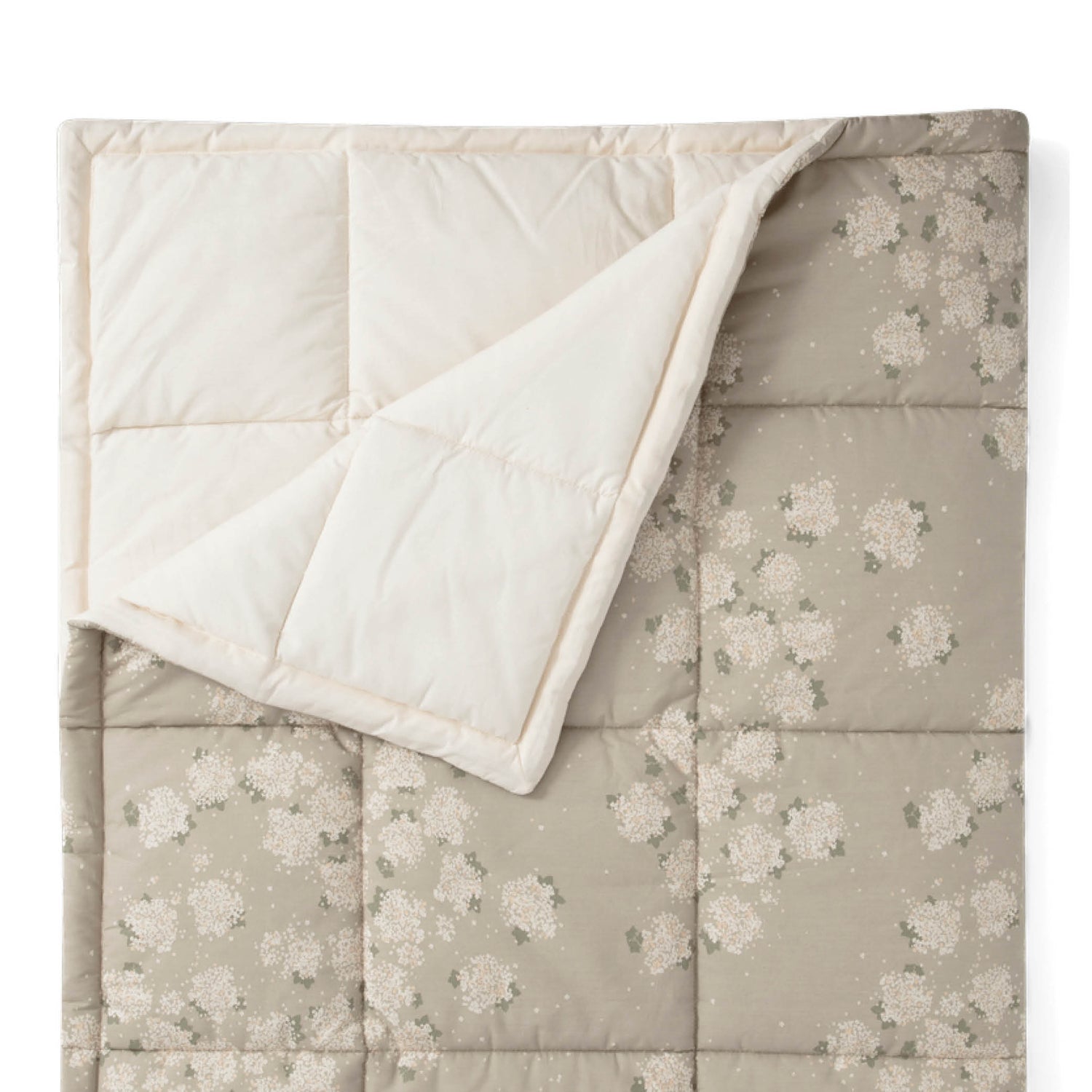 Percale Quilted Blanket in dogwood