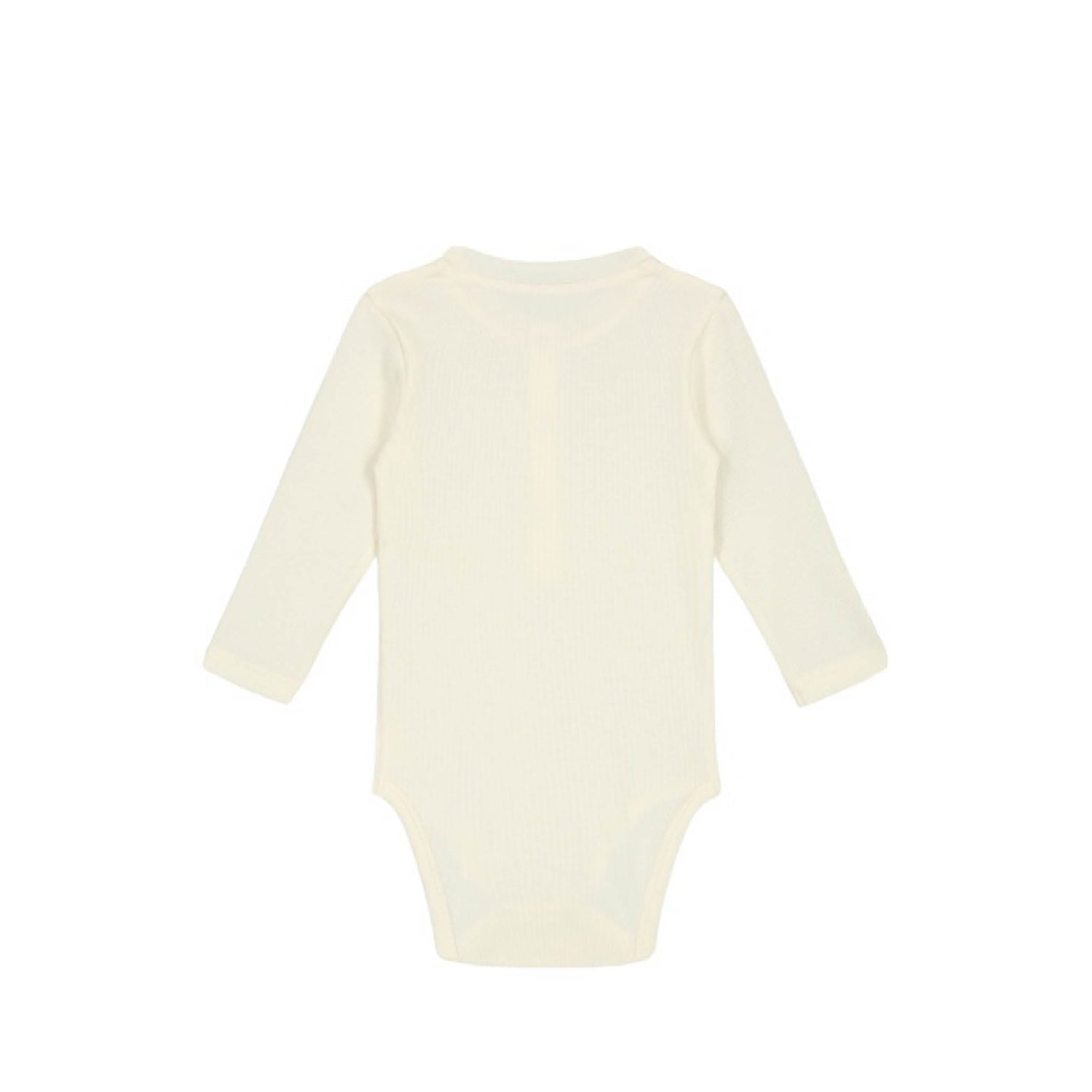 Long-sleeved Baby Body in cream