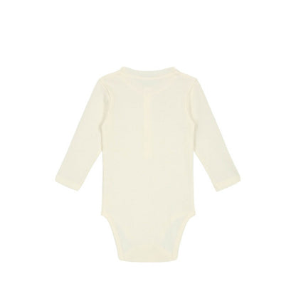 Long-sleeved Baby Body in cream