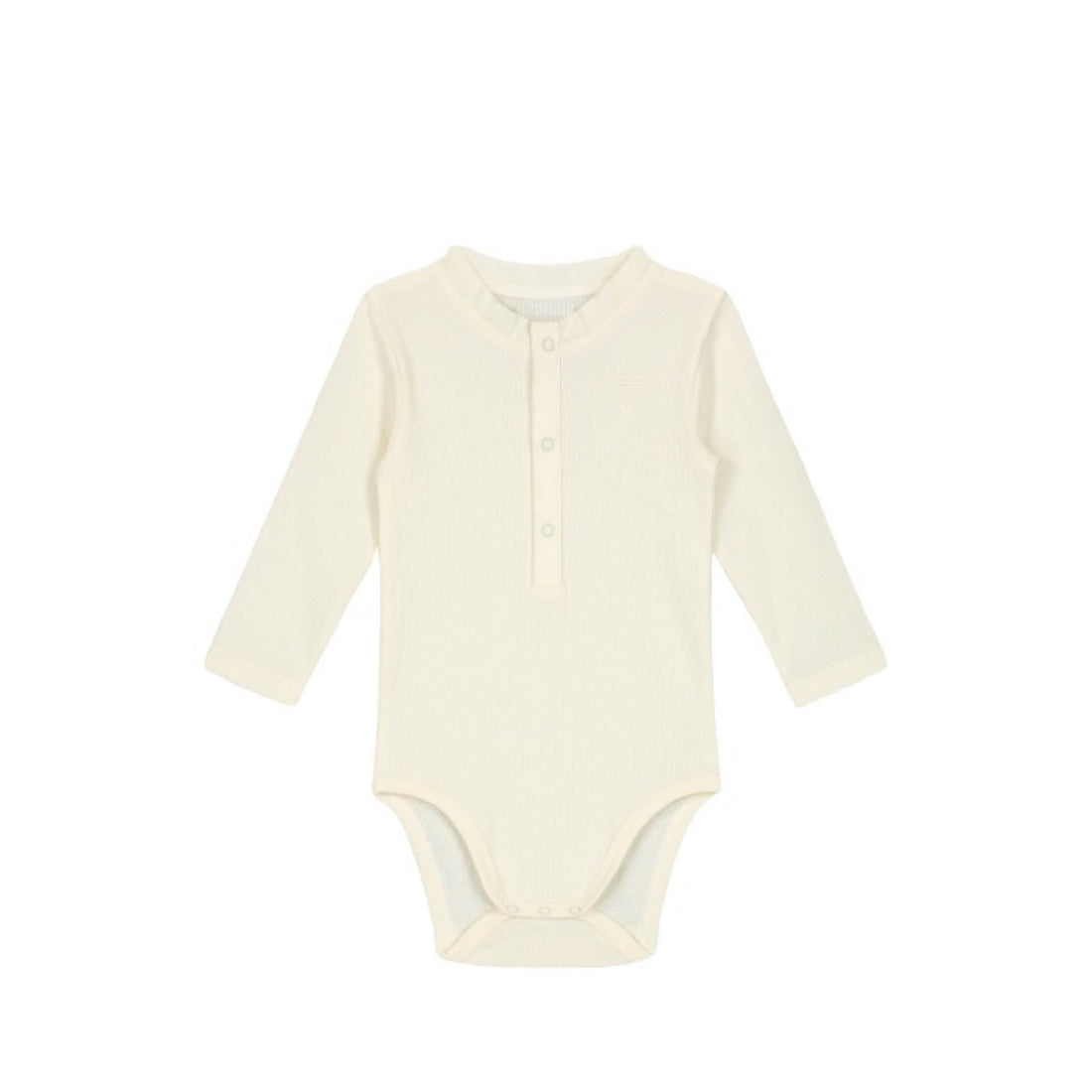 Long-sleeved Baby Body in cream