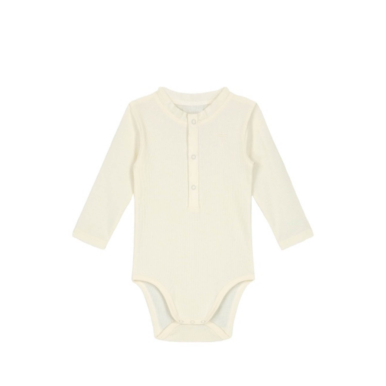 Long-sleeved Baby Body in cream