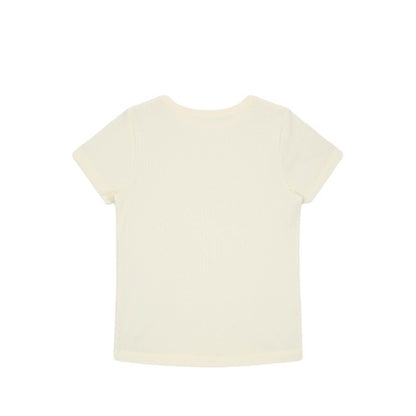 Short-sleeved T-Shirt in cream