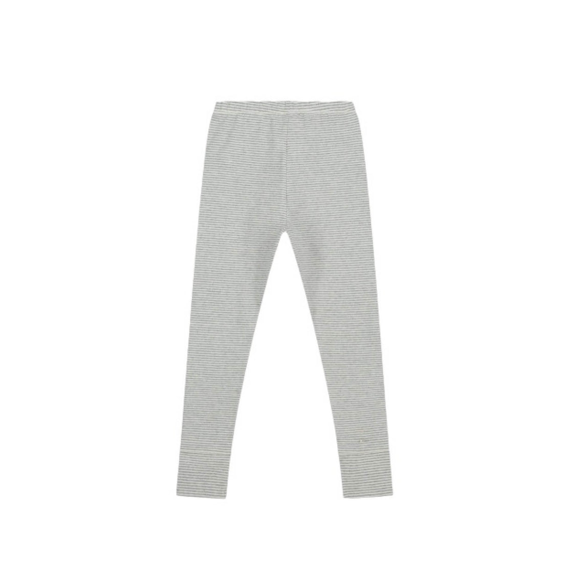 Leggings in grey melange/cream