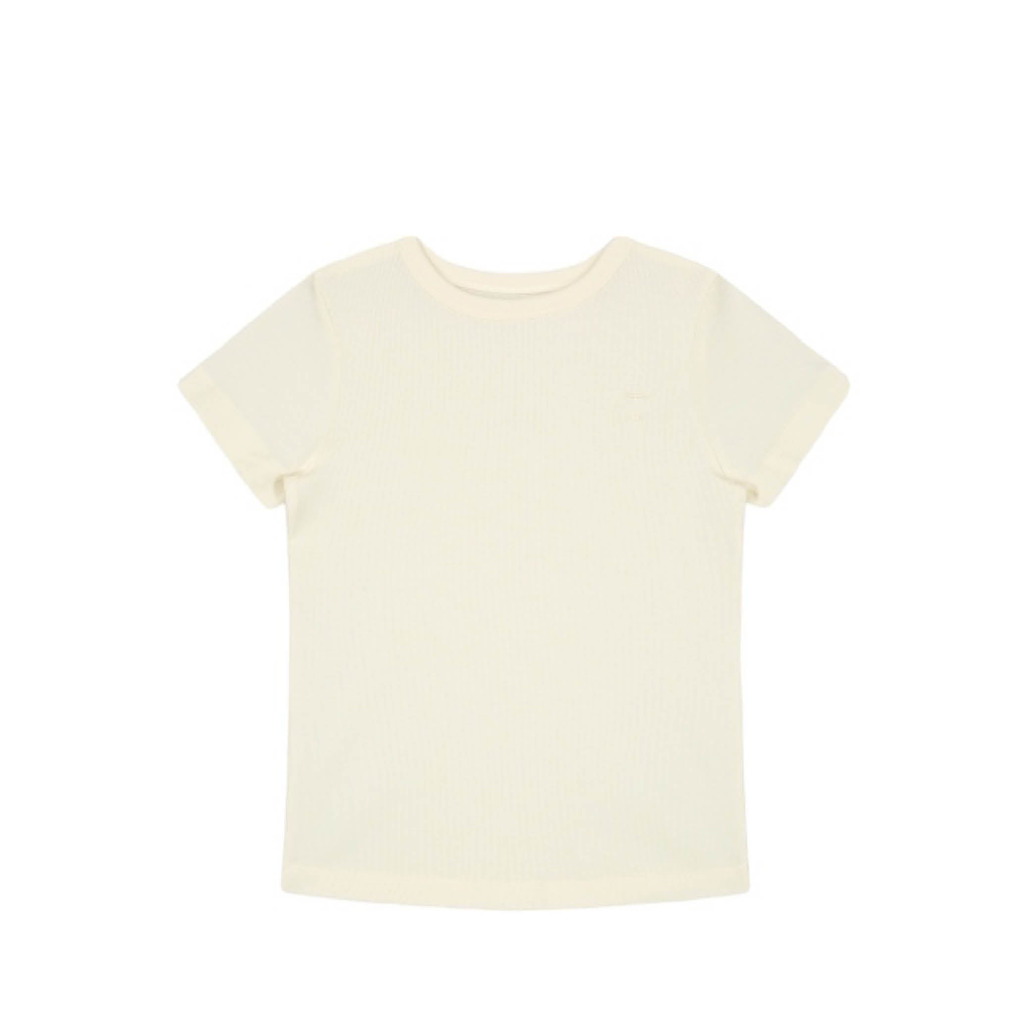 Short-sleeved T-Shirt in cream