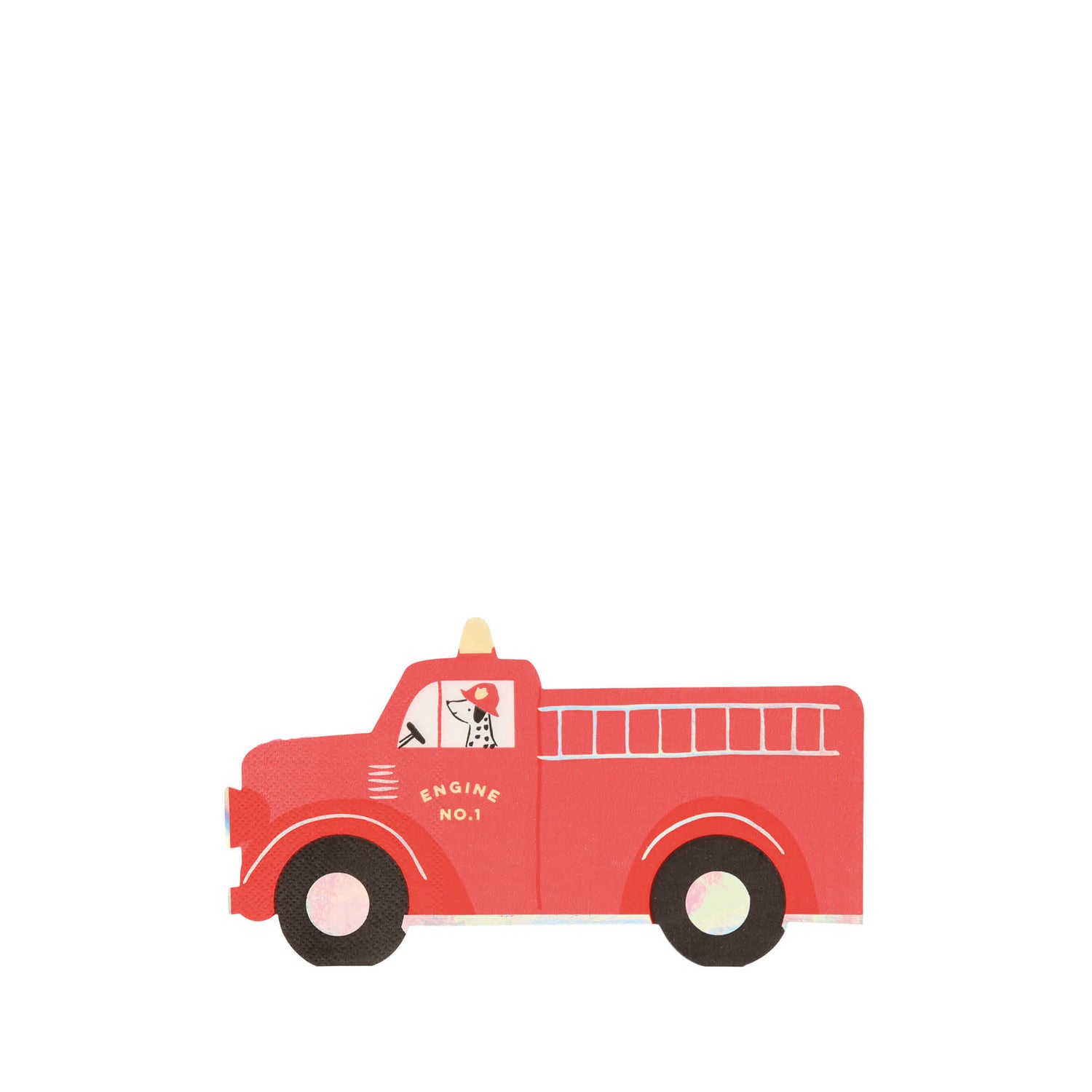 Set of 16, Fire Truck Paper Napkins