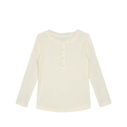 Long-sleeved T-Shirt in cream