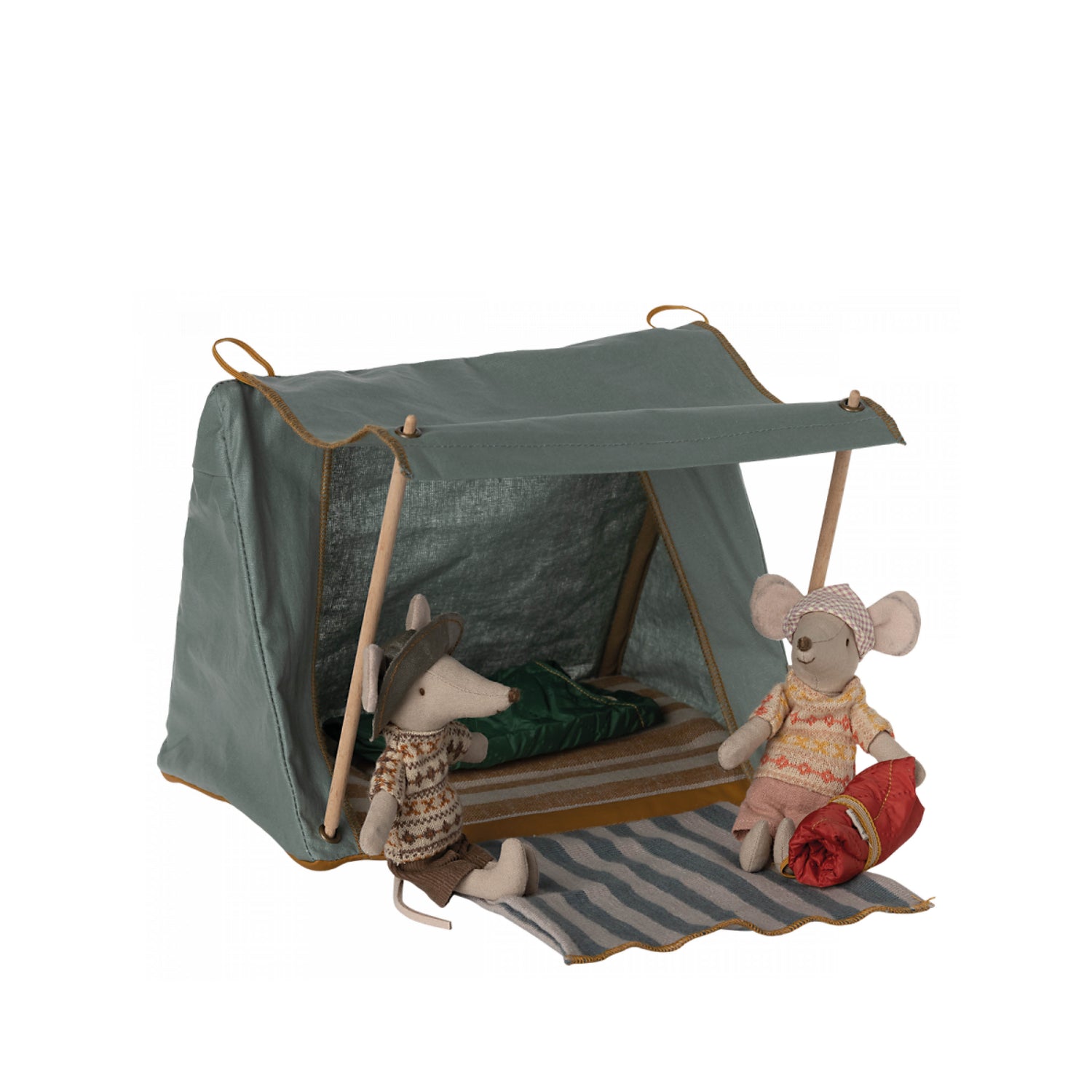 Happy Camper Mouse Tent in mint