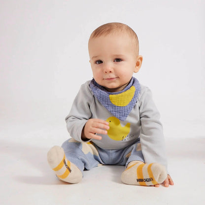 Long-sleeved Baby Body with Rubber Duck