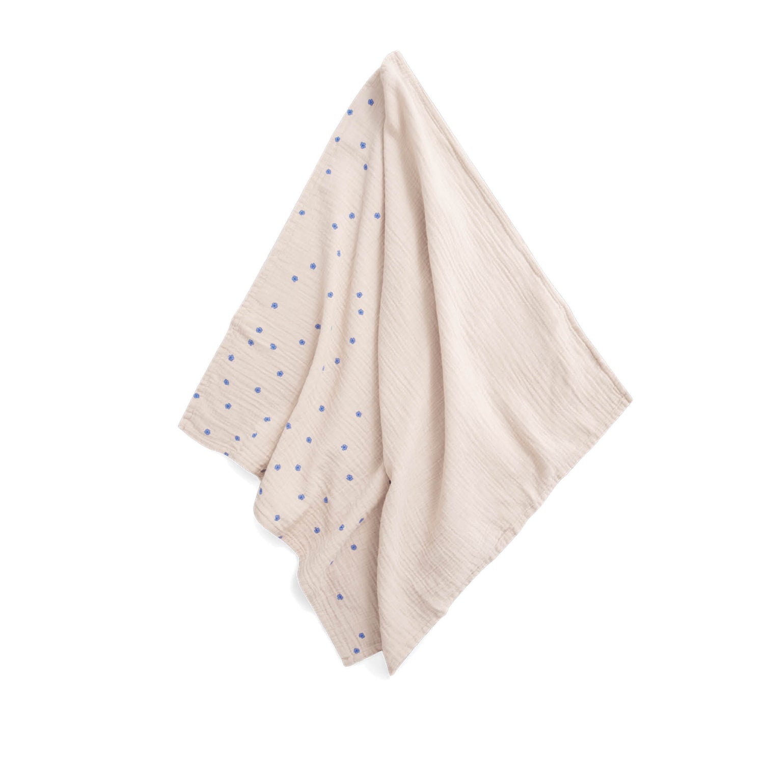 Set of 2, Muslin Swaddle in bleu