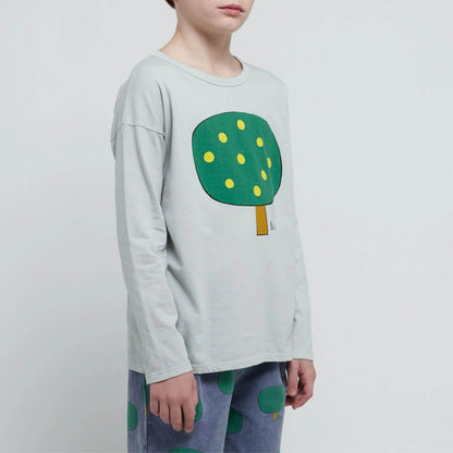 Long-sleeved T-Shirt with green Tree