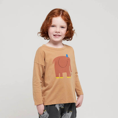 Long-sleeved T-Shirt with Elephant