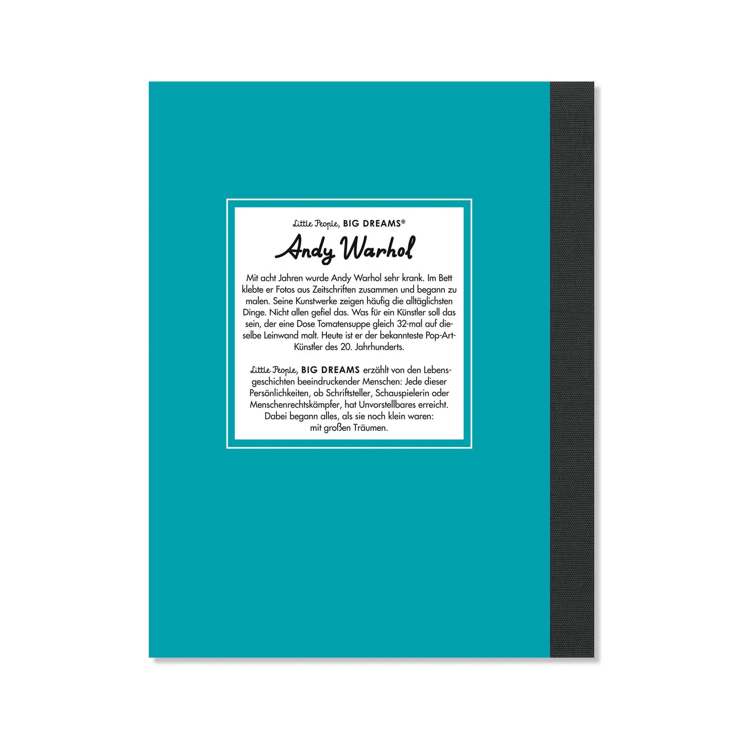 Little People, Big Dreams – Andy Warhol