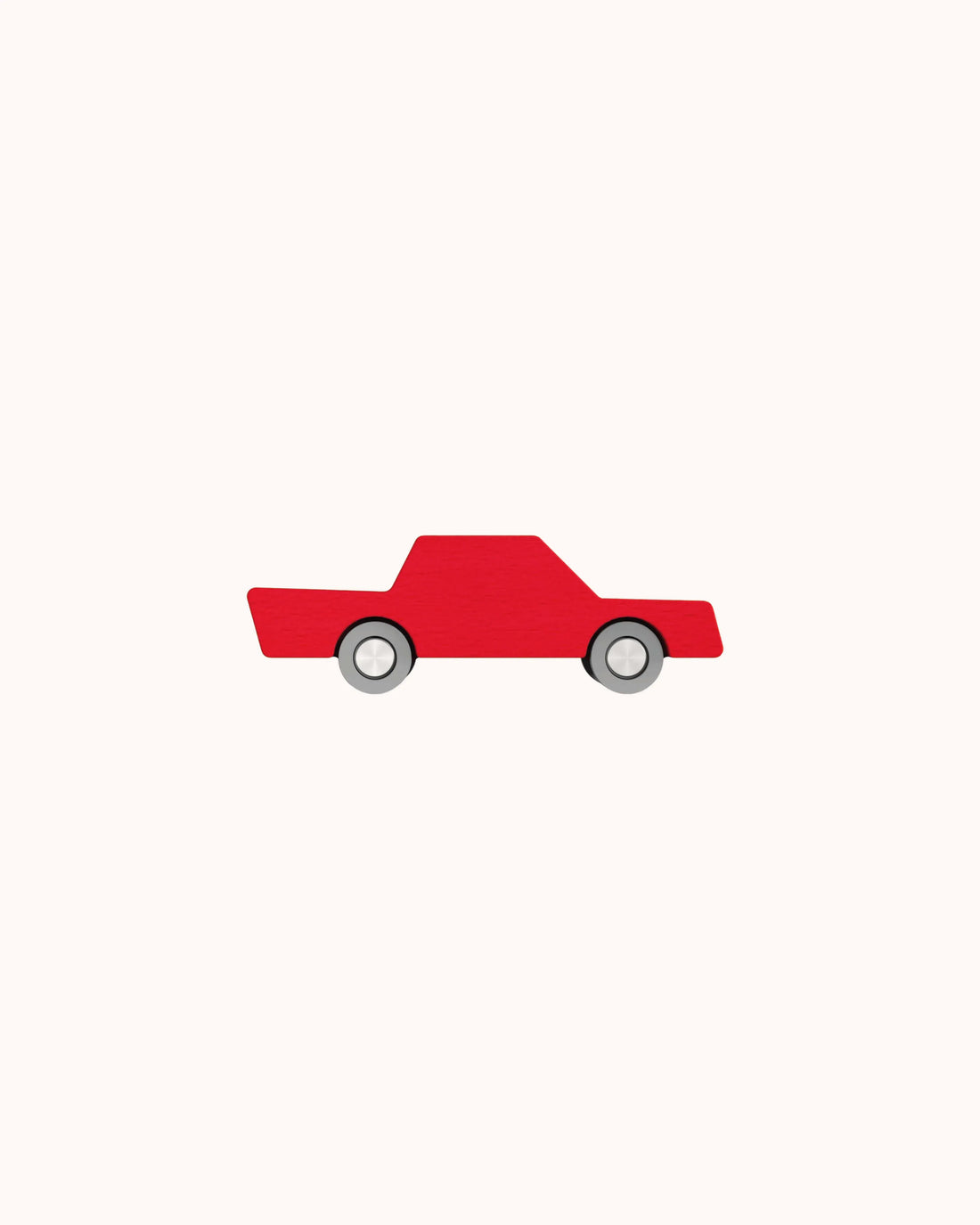 Holzauto in rot