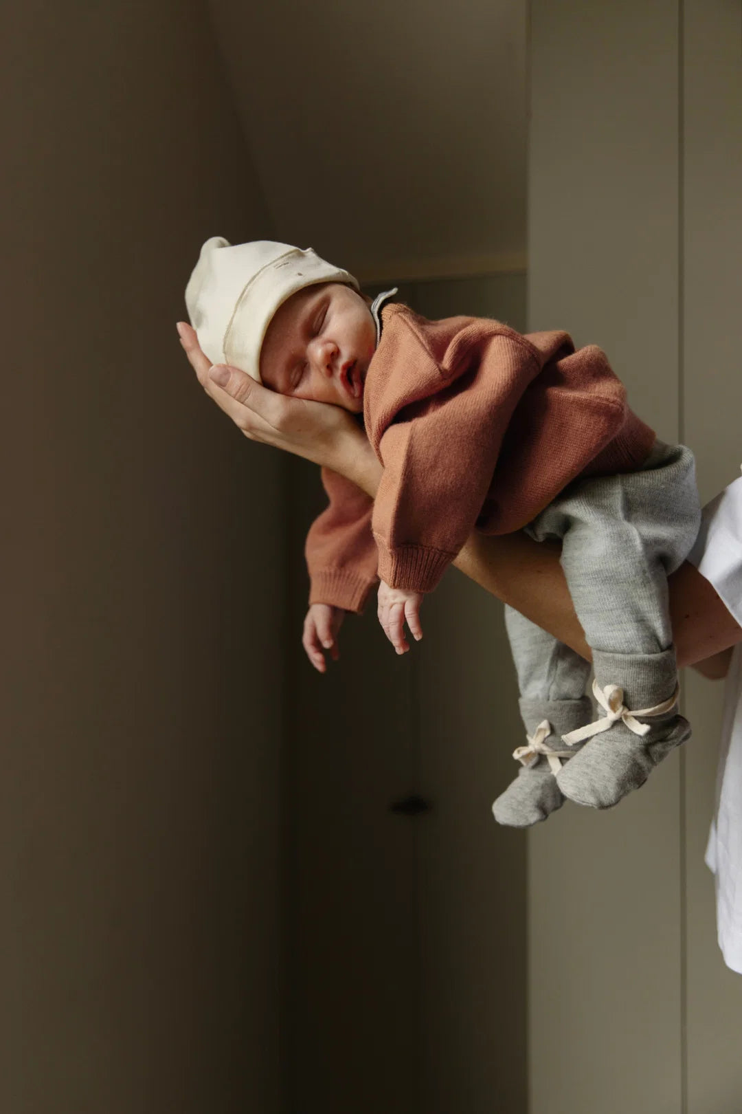 Baby Beanie in cream