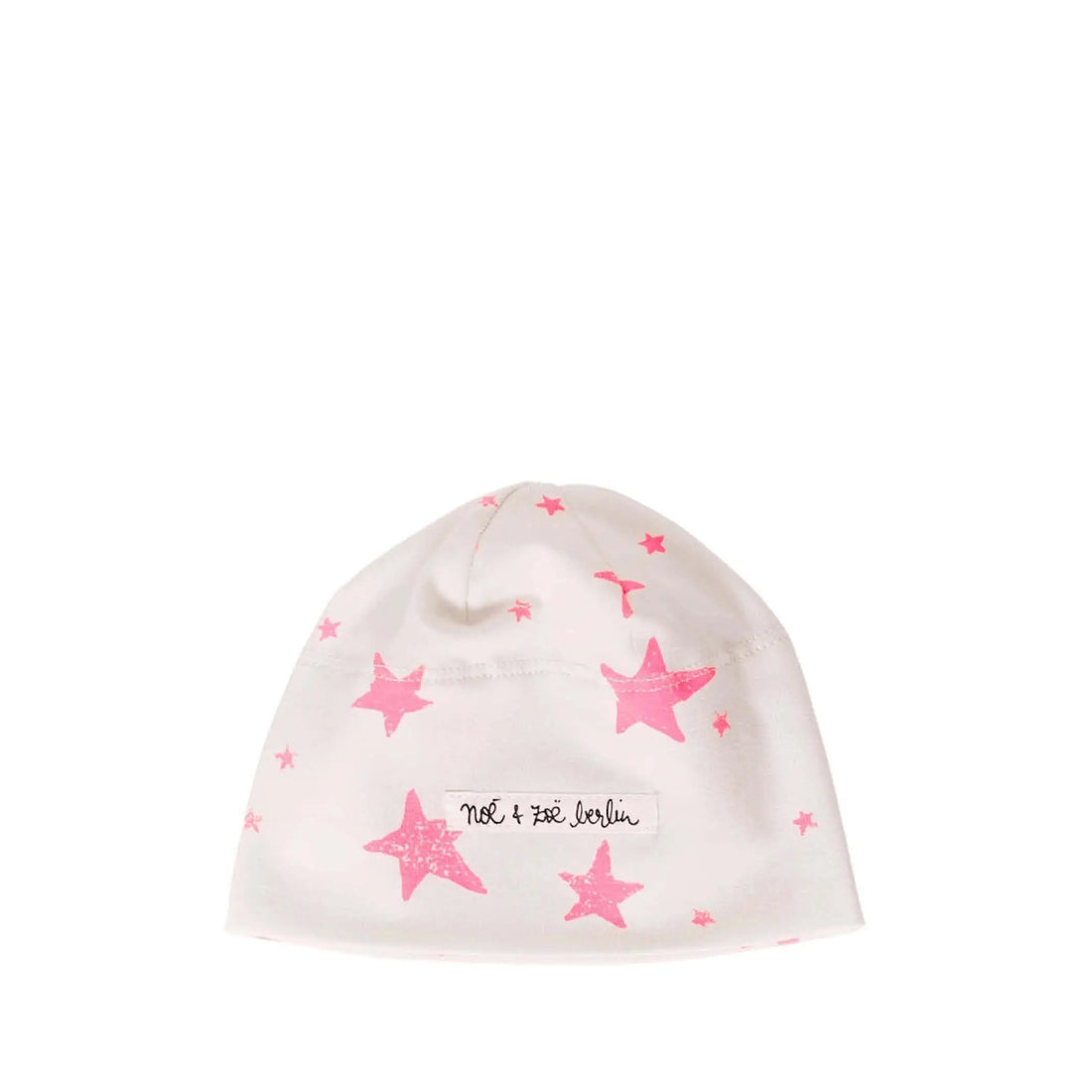 Baby Beanie Pink Stars